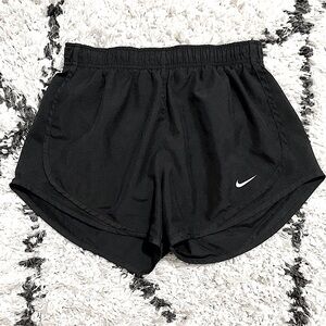 Nike Dri-Fit Tempo Black Brief-Lined Running Shorts Small